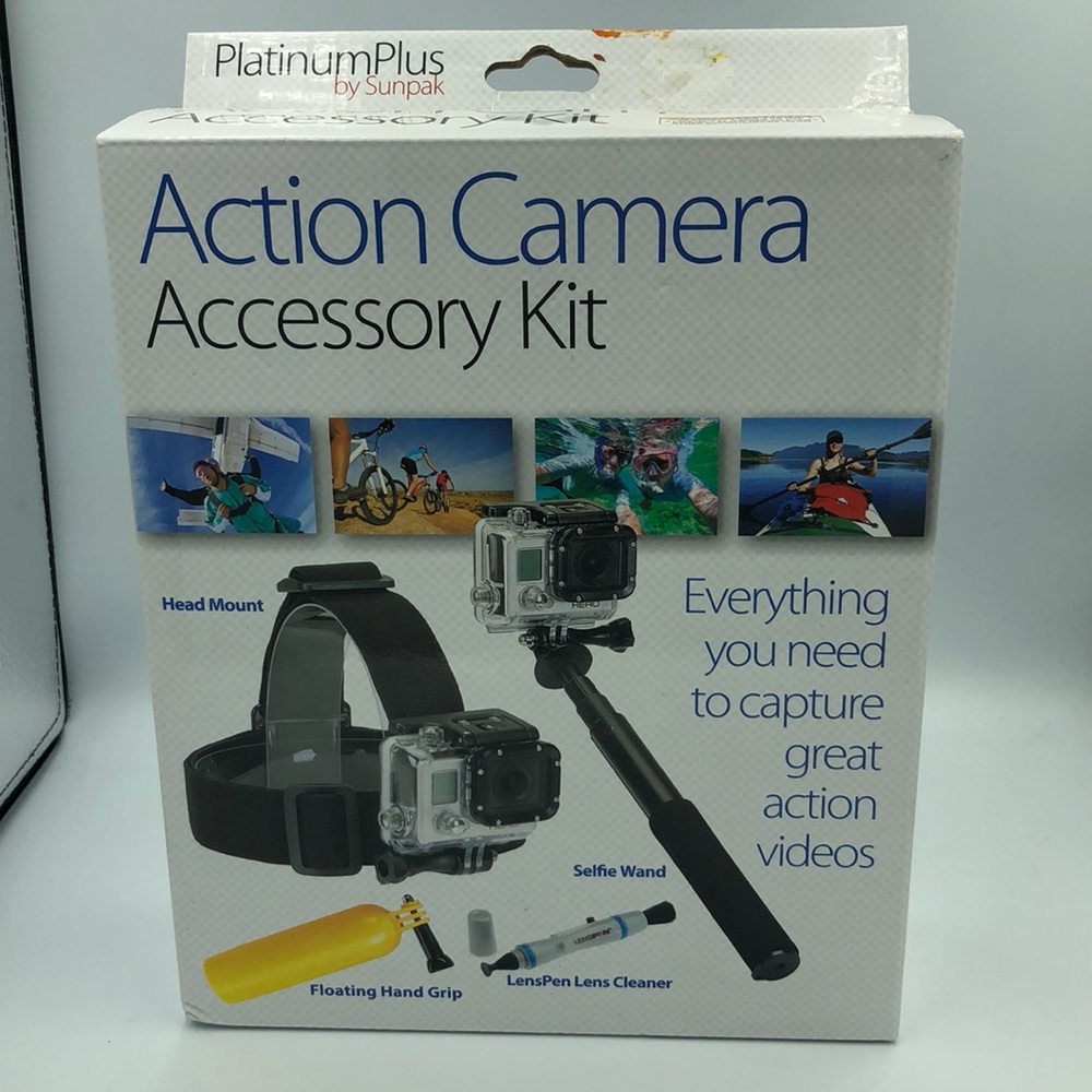 Sunpak PlatinumPlus Action Camera Accessory Kit He - Picture 2 of 7